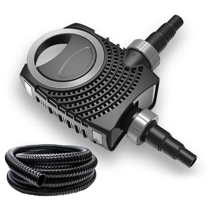 Pompe Bassin De Jardin 5200 l/h néo - 5m de tuyau 25mm inclus, Utilisation Dans et hors de l'eau