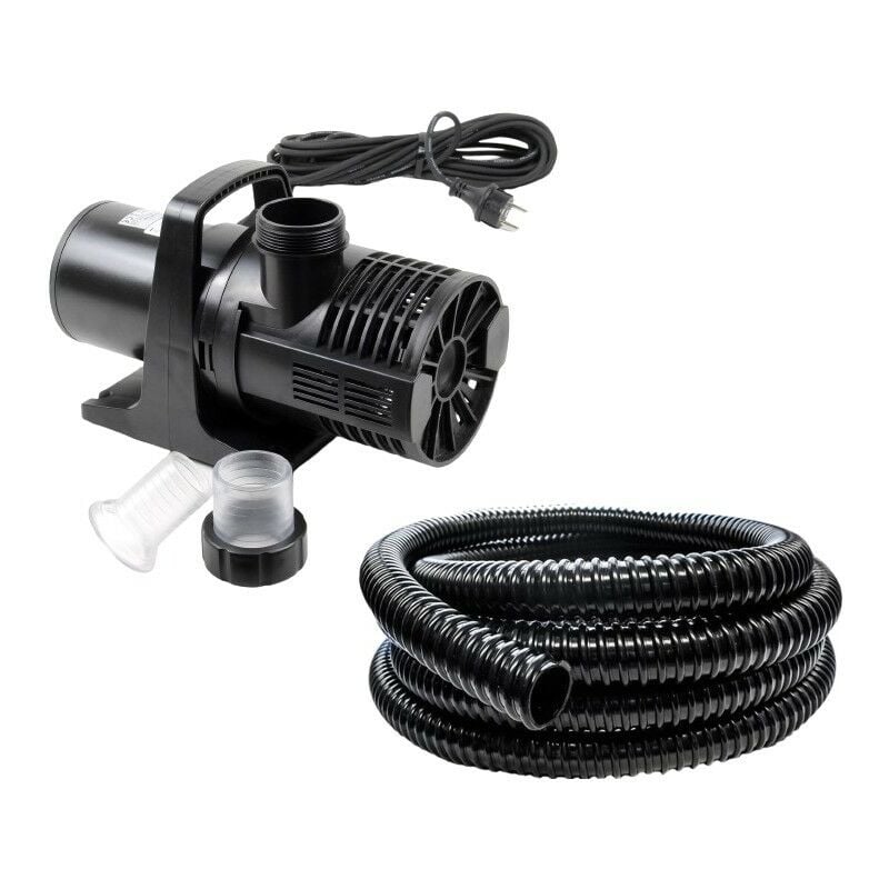 Pompe Bassin De Jardin Haut débit Et Étangs 28000 l/h 580W + 10m de tuyau 50mm