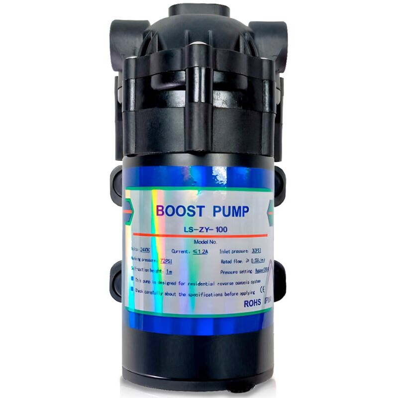 Rosmmel - Pompe Booster Universelle pour Osmose Inverse – 100 gpd (24V)