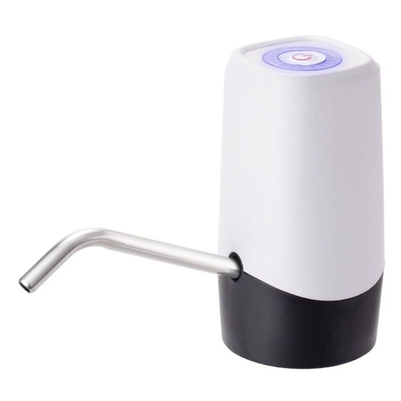 Tlily - Pompe à Bouteille D'Eau Eau éLectrique Portable usb Chargeant la de Distribution Potable pour L'Atelier Cuisine (Blanc)