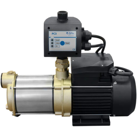 Pompe centrifuge SaniMHP 4-50 PC3 horizontale multicellulaire avec commande de pression - polyvalente eaux claires - SFA
