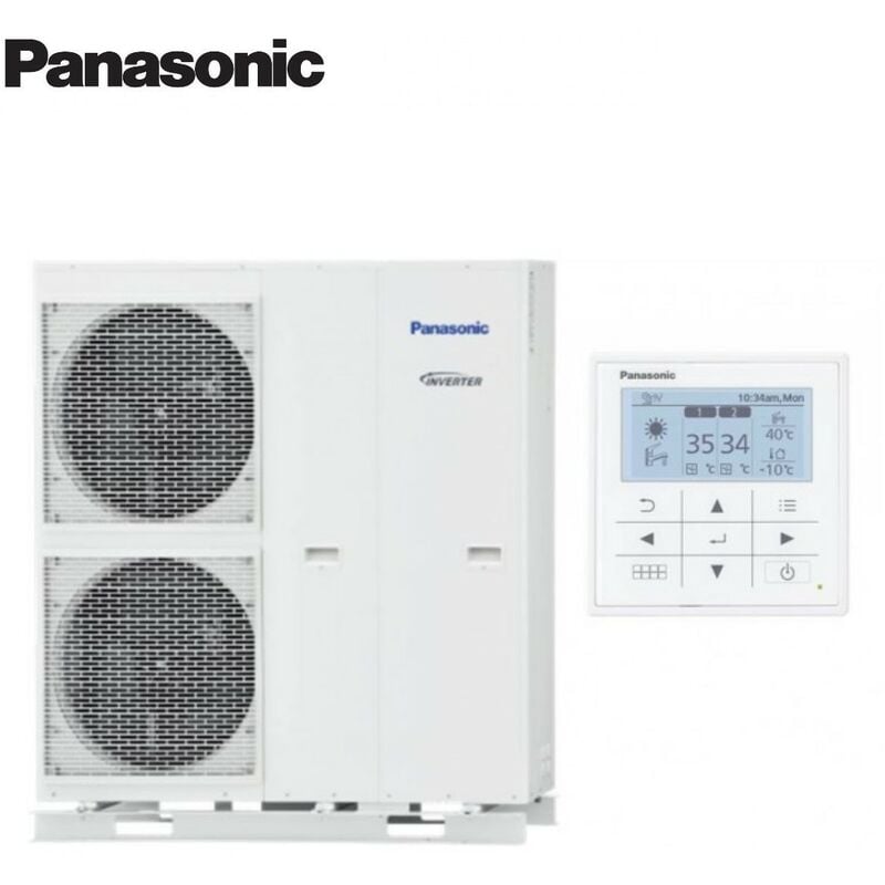 Pompe à chaleur monobloc Panasonic aquarea 12 kW WH-MDC12H6E5 R-410 Wi-Fi Option a++