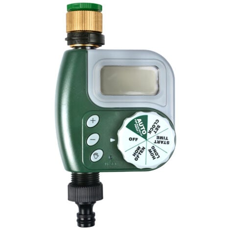 ZMLEVE Pompe d arrosage,Minuterie d'arrosage électronique automatique, contrleur d'irrigation Programmable en plastique