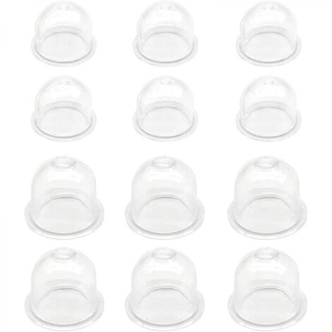 Pompe d'amorçage blanche, 6 pièces x 19 mm/6 pièces x 22 mm, carburateur, coupelle d'huile, bouchon d'amorçage, pompe à carburant pour débroussailleuse, tondeuse, tronçonneuse à essence
