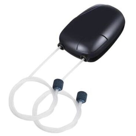 Pompe d'aquarium, pompe d'aquarium ultra-silencieuse, pompe à oxygène pour aquarium, pompe à oxygène pour aquarium avec tuyau d'air, avec tuyau d'air, diffuseur d'air et clapet anti-retour