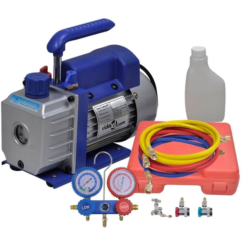 Vidaxl - Pompe d'aspiration de stade unique avec un jauge de pression à 2 voies