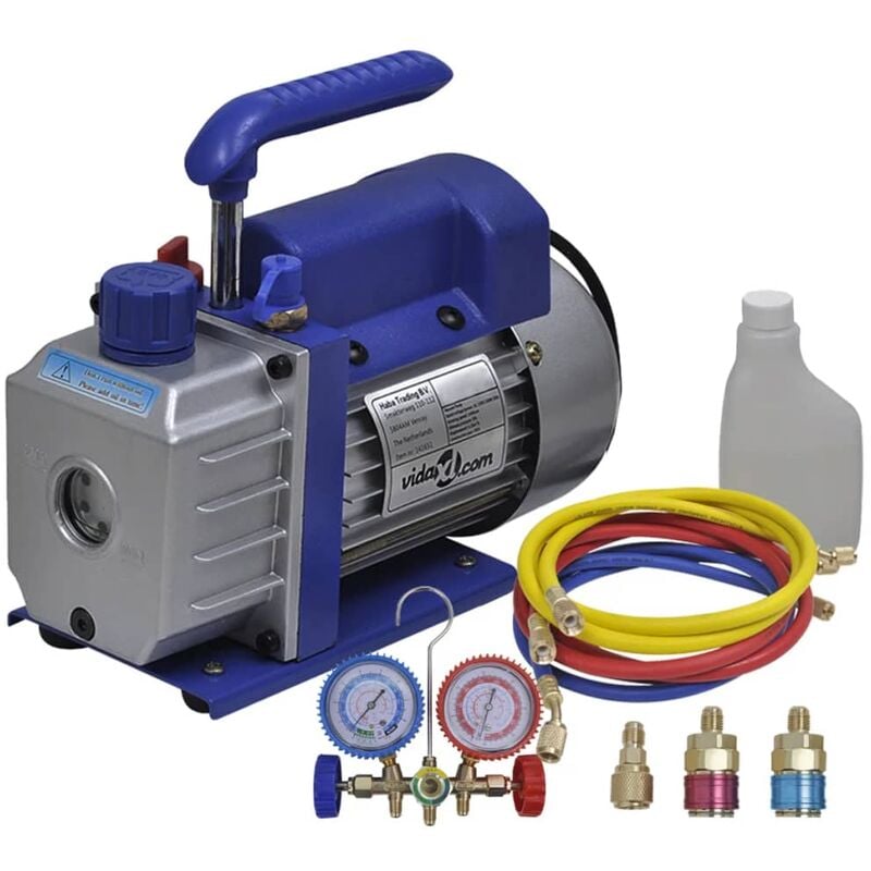 Vidaxl - Pompe d'aspiration de stade unique avec un jauge de pression à 2 voies