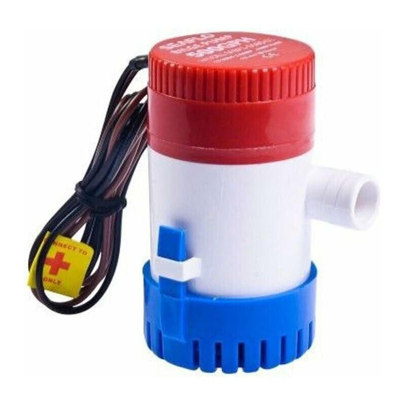 Ensoleille - Pompe de cale 1100 gph entièrement Submersible, pour Bateau, 12 v, Pompe à Eau de cale pour Bateau de pêche, Yacht, vr ou Bateau de