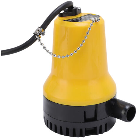 Pompe de cale à courant continu 12V 1110GPH transfert Portable utilitaire Submersible 45W baignoire de piscine électrique drainage d'étang de jardin