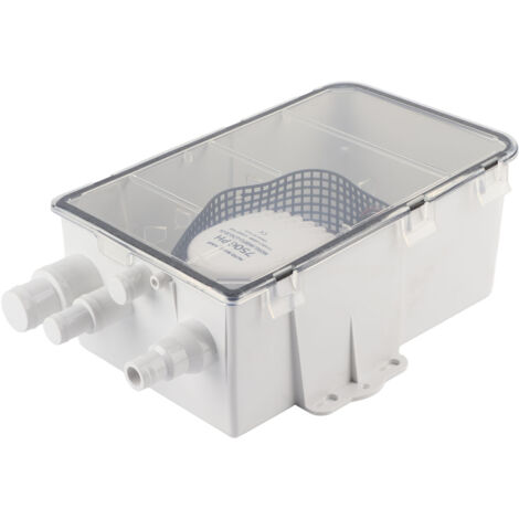 Pompe de cale automatique 12V/24V 750GPH pour bateau, yacht et marine avec interrupteur automatique et entrées multiples - Modèle G750-0124V