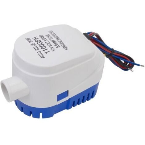 Pompe de cale automatique 24 V – 1100 GPH, submersible avec flotteur intégré pour bateaux, étangs et piscines