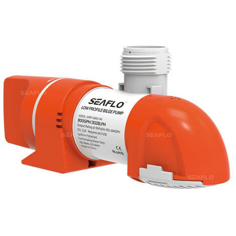 Pompe de cale automatique low profile 12 V - SEAFLO - 800 gph