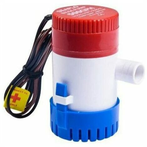 Pompe de cale de bateau entièrement submersible 1100 GPH, pompe à eau de cale 12 V pour bateau de pêche, yacht, camping-car ou bateau marin