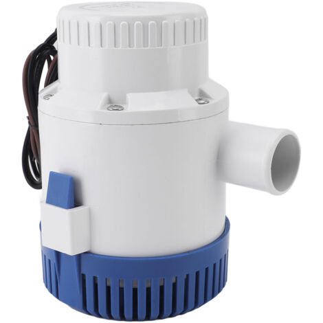 Pompe de cale électrique de plomberie marine de bateau de 3700 GPH prévention efficace de surchauffe à faible bruit 24V