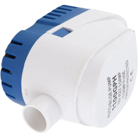 Pompe de cale marine submersible automatique 12V 1100GPH avec interrupteur de flotteur intégré