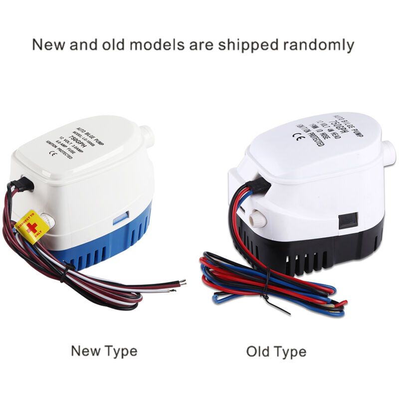 Kkmoon - Pompe de cale submersible automatique 12V 750GPH avec interrupteur à flotteur pour bateau