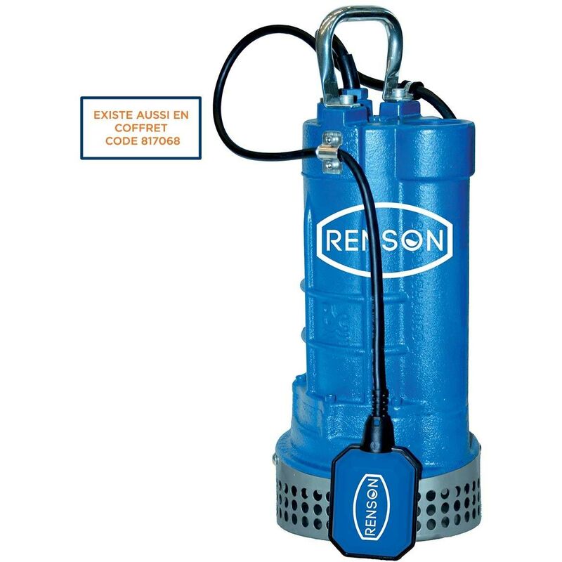 Pompe de chantier mono en fonte 1,5KW Renson