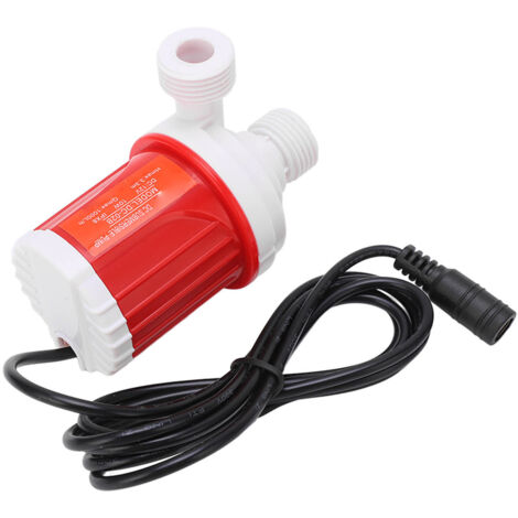 Pompe de circulation d'eau sans balais, mini-pompe submersible domestique silencieuse, 12 V CC, 10 W, hauteur de refoulement de 3,3 mètres