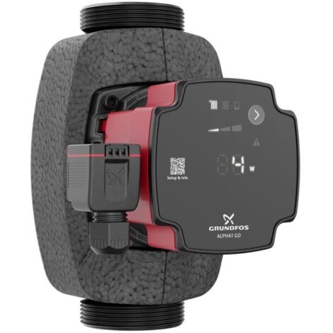 Pompe de circulation haute efficacité Grundfos ALPHA1 GO 93074201 32-40 180, DN32, 180 mm, régulée