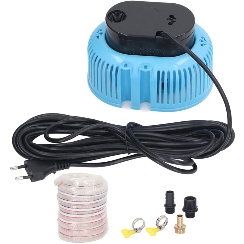 Zoternen - Pompe de couverture de la piscine 75W 850 ghph flow 10.5ft Lift Burning Protection de brûlure Drain submersible avec 5 m de tuyau d'eau