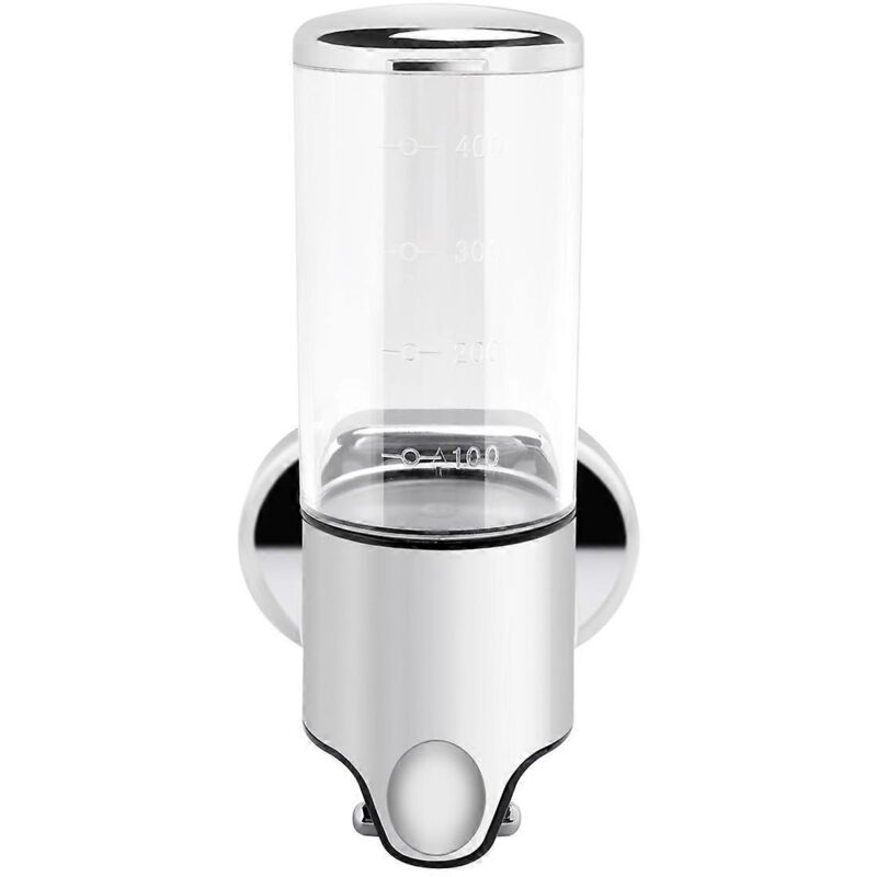 Pompe de douche murale à un compartiment, distributeur de savon, gel douche et après-shampoing pour salle de bain