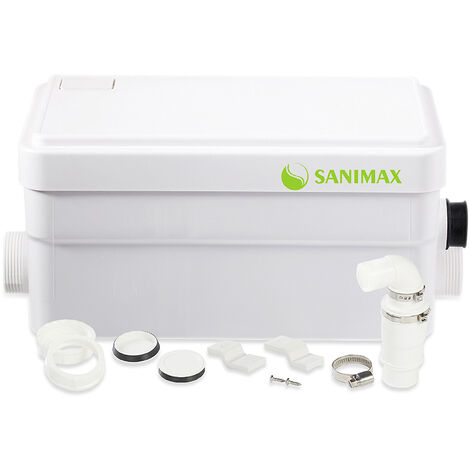 Pompe de douche Sanimax 250W silencieux avec deux entrées pour douche et évier