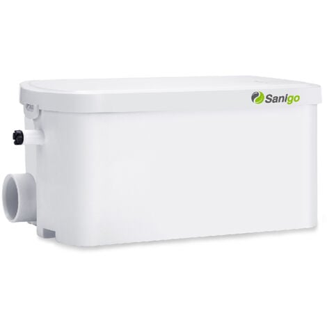 Pompe de Douche Silencieux Sanigo 30dB 250W pour Douche Lavabo Evier avec mini-entrée pour climatiseur