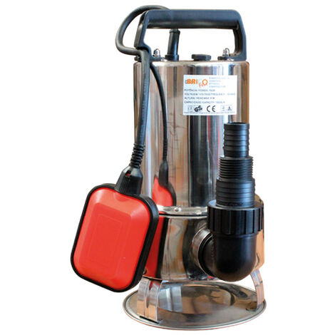 Pompe de drainage submersible en acier inoxydable 750w avec connexion universelle - Bricoferr