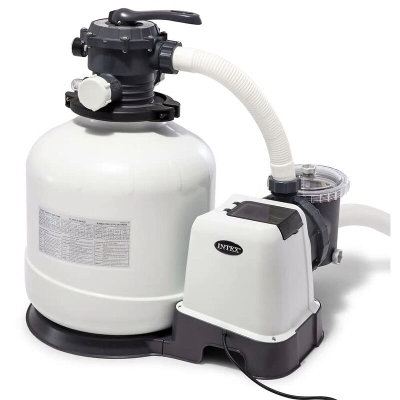 Pompe de filtration à sable Krystal Clear 26652GS 12 m³/h Intex