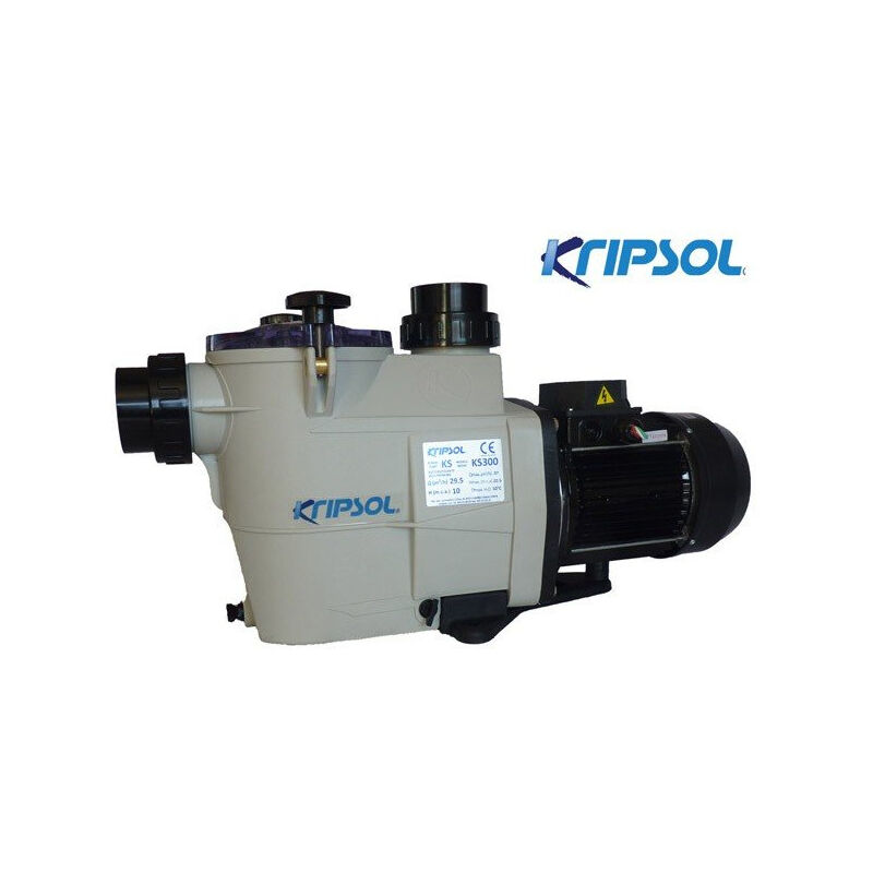 Pompe de piscine Kripsol ks - Pompe: Monophasé - Débit pompe piscine: 4,8 m³/h - 0,33 cv