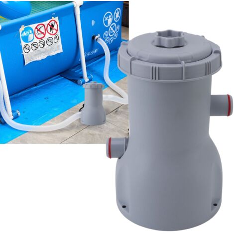 Pompe de filtration pour piscine 35W 530 gallons pompe à eau nettoyante circulatoire filtre