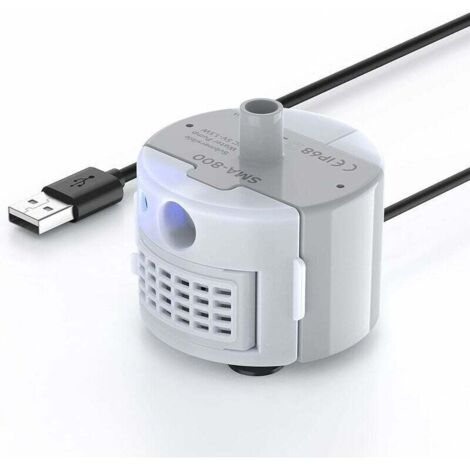 Pompe de Fontaine à Eau pour Chat avec Lumière LED, Ultra Silencieuse, Longue Durée de Vie, Etanche IP68