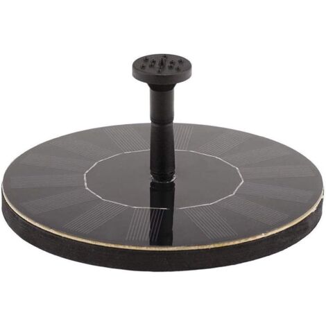Pompe De Fontaine Solaire, Pompe Solaire Ronde De Jardin De 1,4 W, Adaptée À La Pompe De Fontaine Flottante dans Un Réservoir d'eau Ou Un Étang
