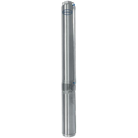 POMPE DE FORAGE 4'' 250L/MIN MOTEUR EAU TRIPHASE 3KW F2'' RENSON