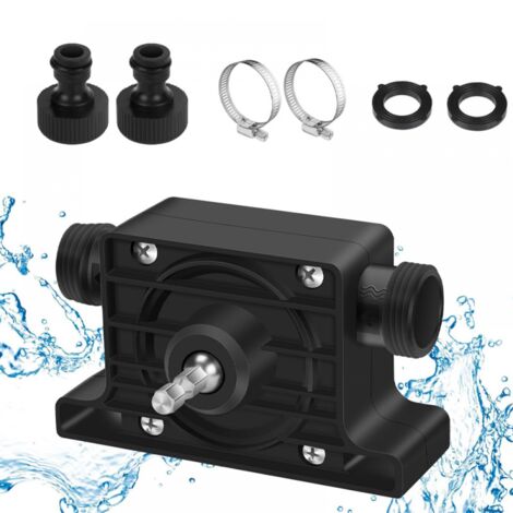 Pompe de forage électrique, mini pompe à eau, pour le pompage rapide d'huile, d'eau, de liquide, adaptée à un usage domestique (1 ensemble)