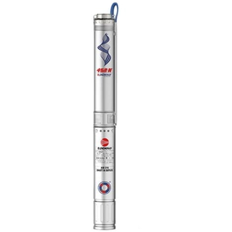 Pompe de FORAGE immergée grand débit PEDROLLO 4SRm 15/6 N - PS pour puits profond 4" moteur encapsulé Monophasé 1,5HP