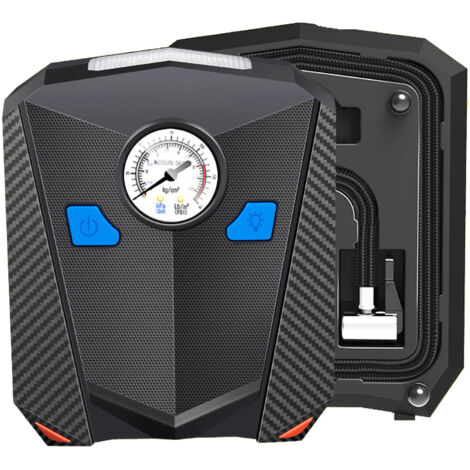 Pompe de gonflage de pneus de voiture, compresseur d'air Portable avec lumière LED pour SUV, camionnettes, motos, camions, Type 1.