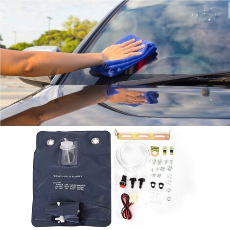 Pompe de lave-glace universelle 12 V avec kit de sac de bouteille pour voiture classique 151286776374