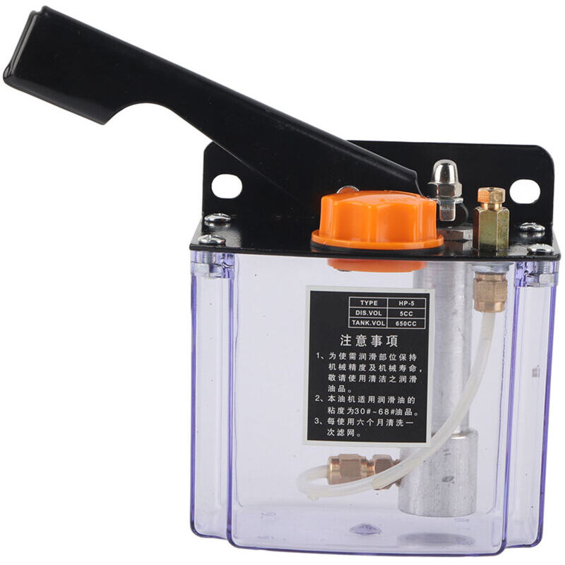 Pompe de lubrification manuelle HP-5L, actionnée à gauche, 650CC, pour Machine-outil cnc