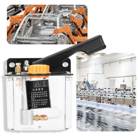 Pompe de lubrification manuelle HP-5R, actionnée à droite, 650CC, pour Machine-outil CNC