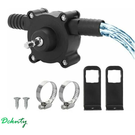 Pompe de perceuse électrique, pompe à eau mini pompe de perceuse électrique à main pompe auto-amorçante portable pompe de perceuse ménage petite pompe à eau pour la maison jardin， 6. 35Mm - RWPompe de