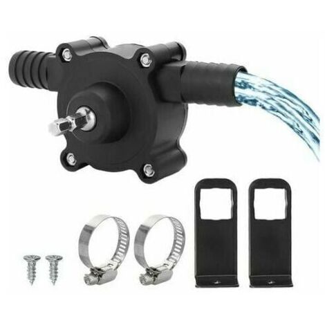 Pompe de perceuse électrique, pompe à eau mini pompe de perceuse électrique à main pompe auto-amorçante portable pompe de perceuse ménage petite pompe à eau pour la maison jardin