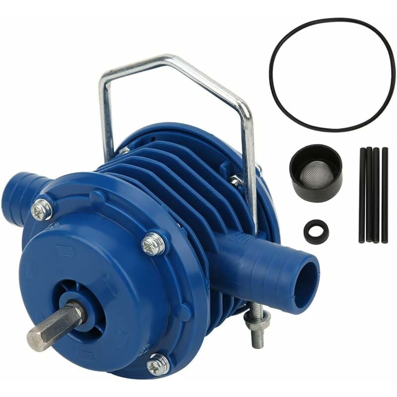 Aougo - Pompe de Perceuse électrique, Pompe à Eau électrique pour Perceuse à Main Robuste pour Jardin Domestique, Pompe à Eau Centrifuge