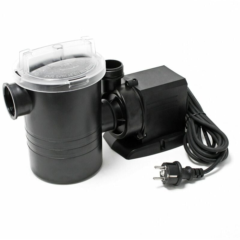 Pompe de piscine 8000 litres par heure circulation 100 watts avec filtre eco