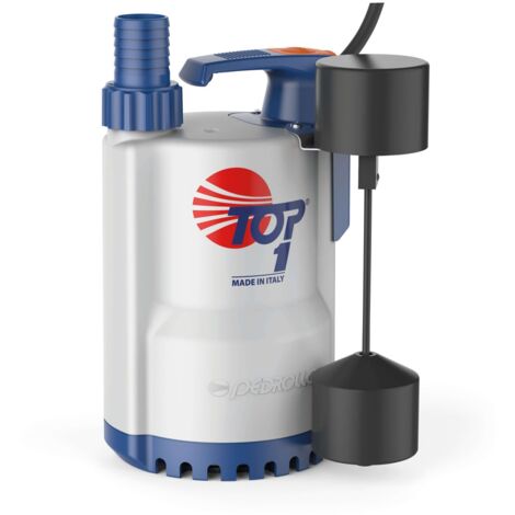 Pompe De Relevage 220v Pedrollo Top 1 Gm Eau De Pluie Flotteur Vertical 4.8 M3/h 0.25 Kw