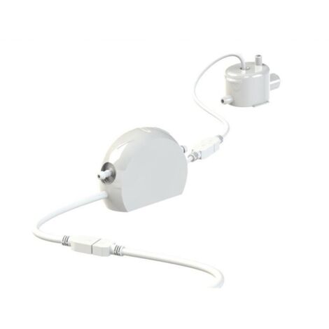Pompe de relevage ASPEN Mini 2310 pour évacuation condensats – Débit 10L/h – Hauteur refoulement max 1m – Pour climatiseurs et réfrigérateurs – Salina