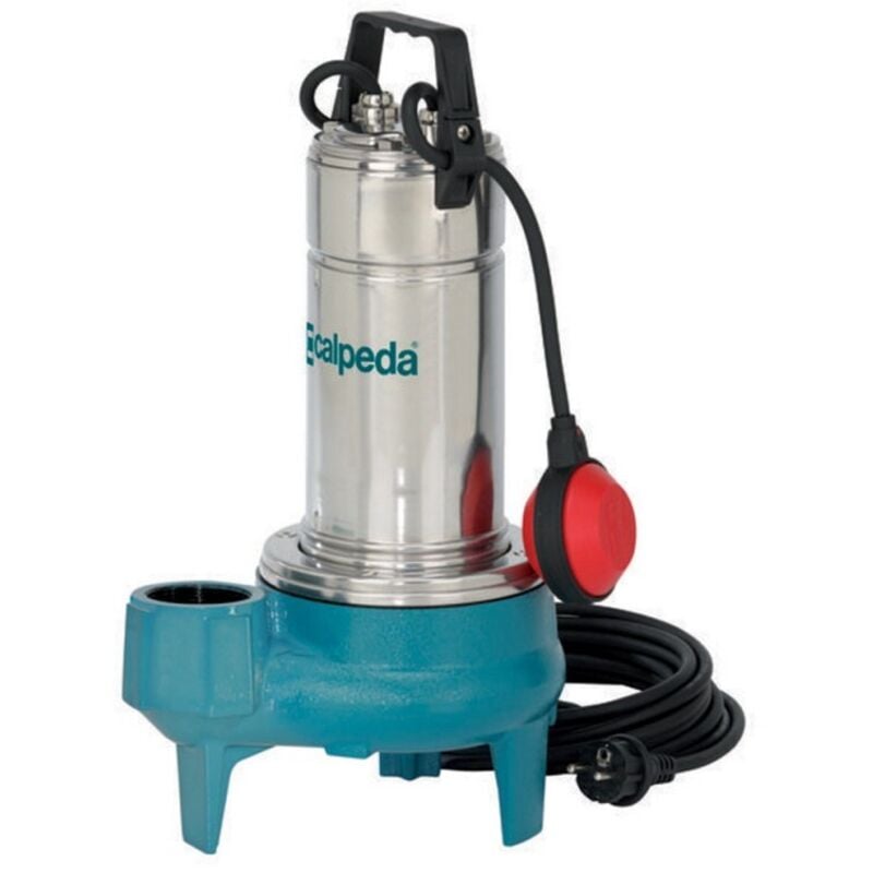 Pompe Calpeda Gqnm5013 - Pompe D'évacuation Eau Chargée Avec Flotteur - 0.90kw 24m3/h Mono