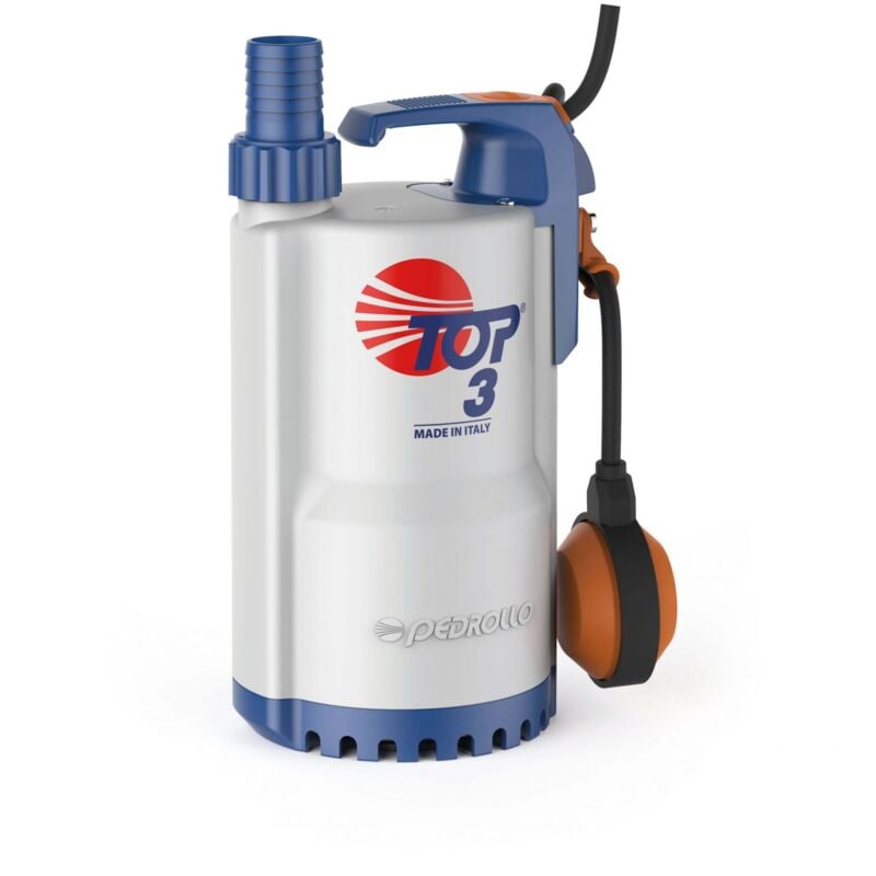 Pompe De Relevage Pedrollo Top 3 Eau De Pluie Flotteur Intégré 220v 9.6 M3/h 0.55 Kw