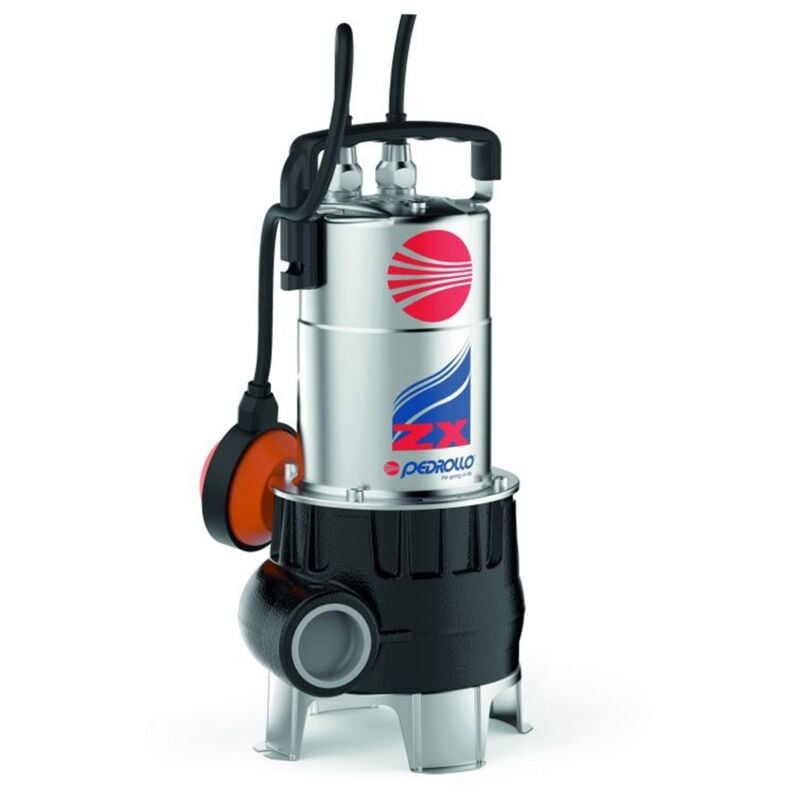 Pompe de relevage Pedrollo ZXm1B40 0,50 kW jusqu'à 21 m3/h monophasé 220V