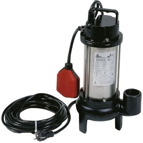 Pompe de relevage SEMISOM 265 AUT-V - Plage débit: 1,8 à 12 m3/h